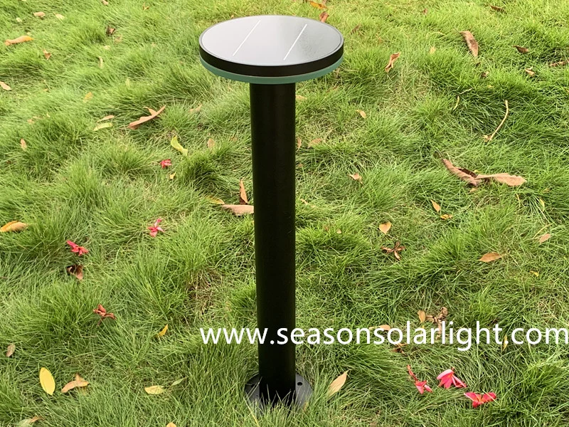 High Power Solar Charge Controller CE Outdoor Bollard Solar LED Garden Light with 5W Solar Panel & LED Light