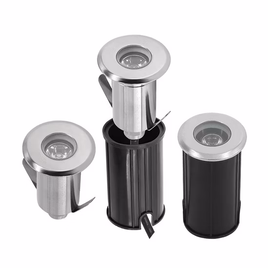 1W/3W étanche Mini LED Spots de pont de plancher souterrain