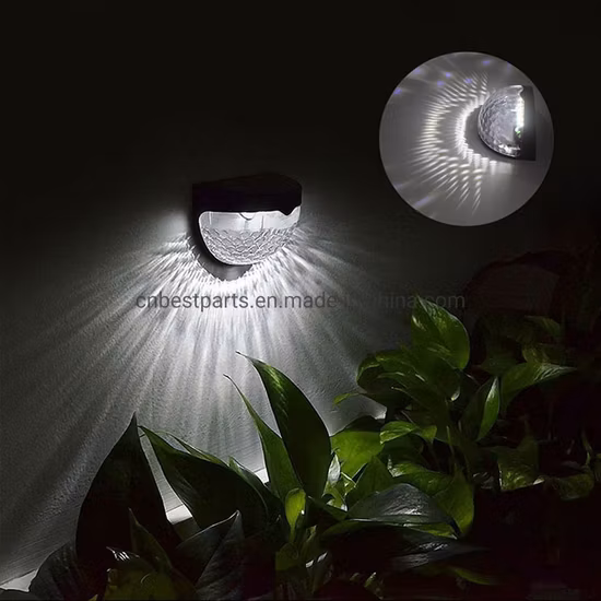 Lumières solaires imperméables extérieures de barrière pour le mur extérieur de barrière de jardin