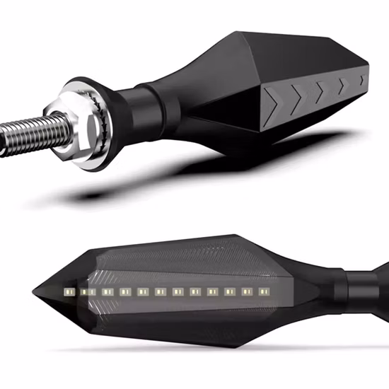 Accessoires généraux de moto de direction de moto de clignotant bicolore de LED